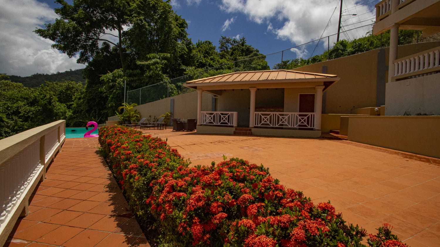 St Lucia Real Estate marigot for sale villa flowers