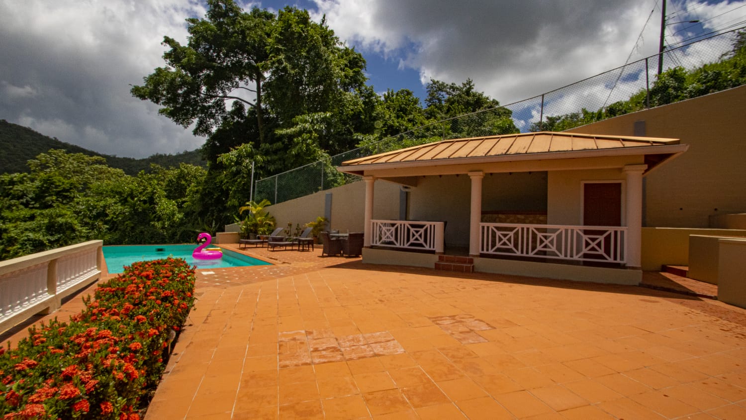 St Lucia Real Estate marigot for sale villa grill bar