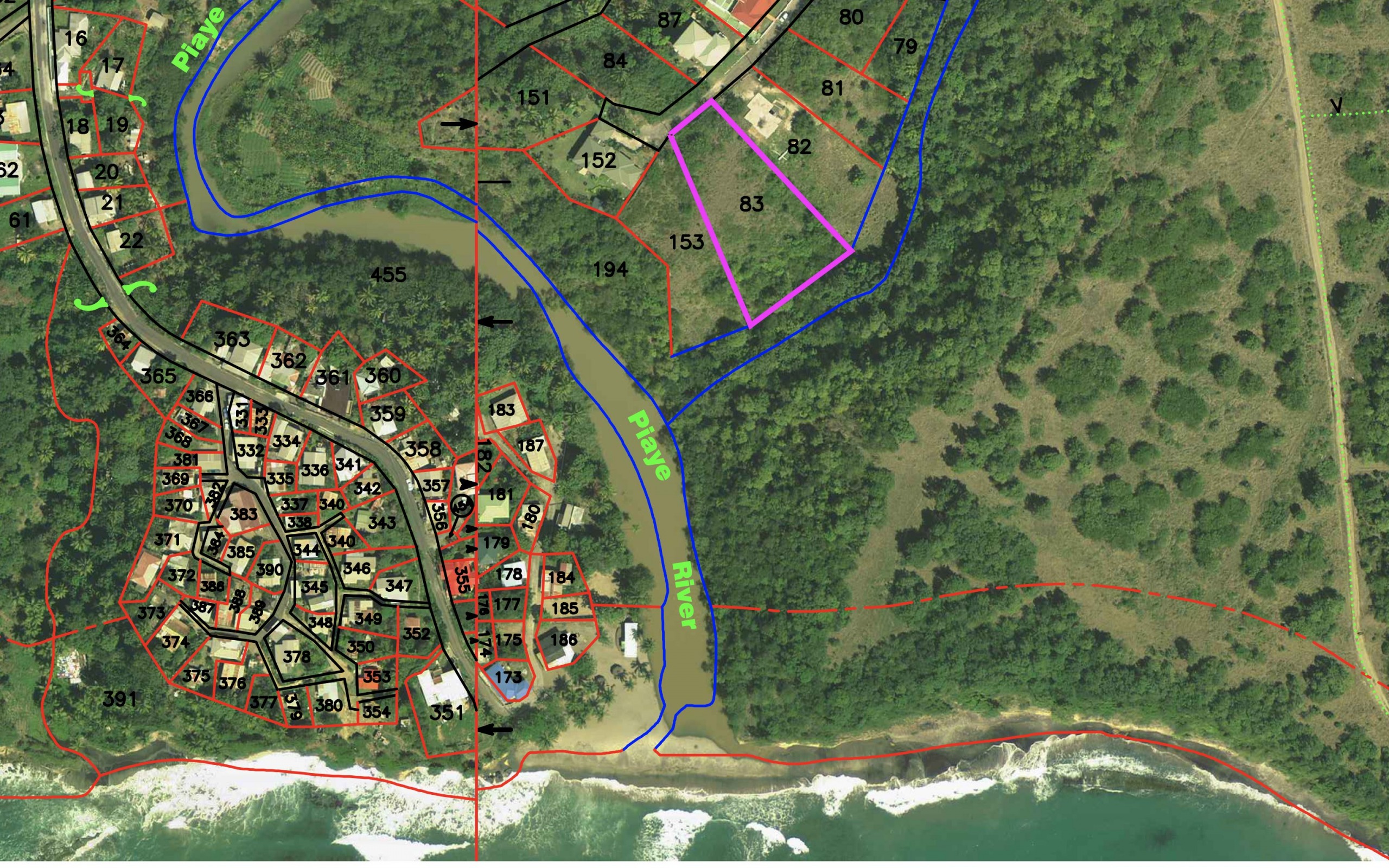 Ocean view land at Sapphire Laborie