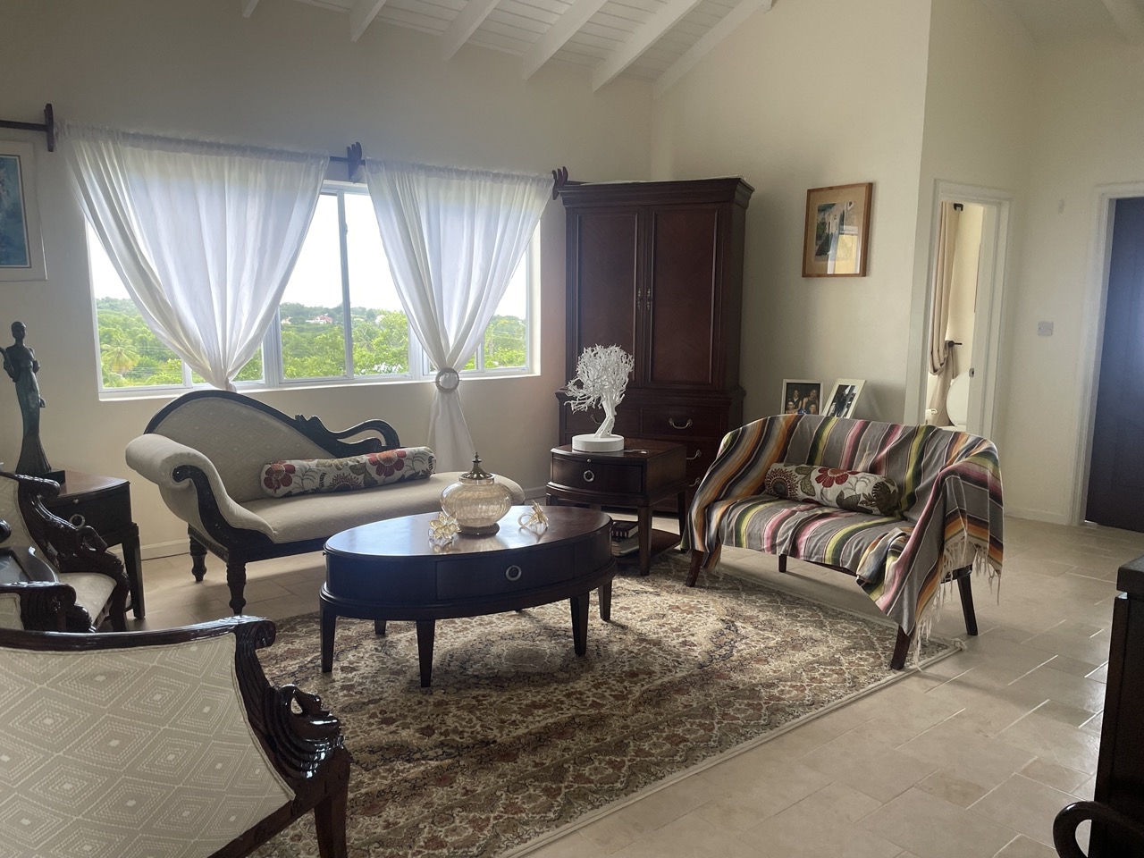 St Lucia Real Estate Villa Choiseul for sale living