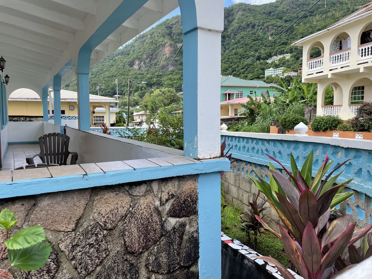 st lucia real estate soufriere house for sale balcony