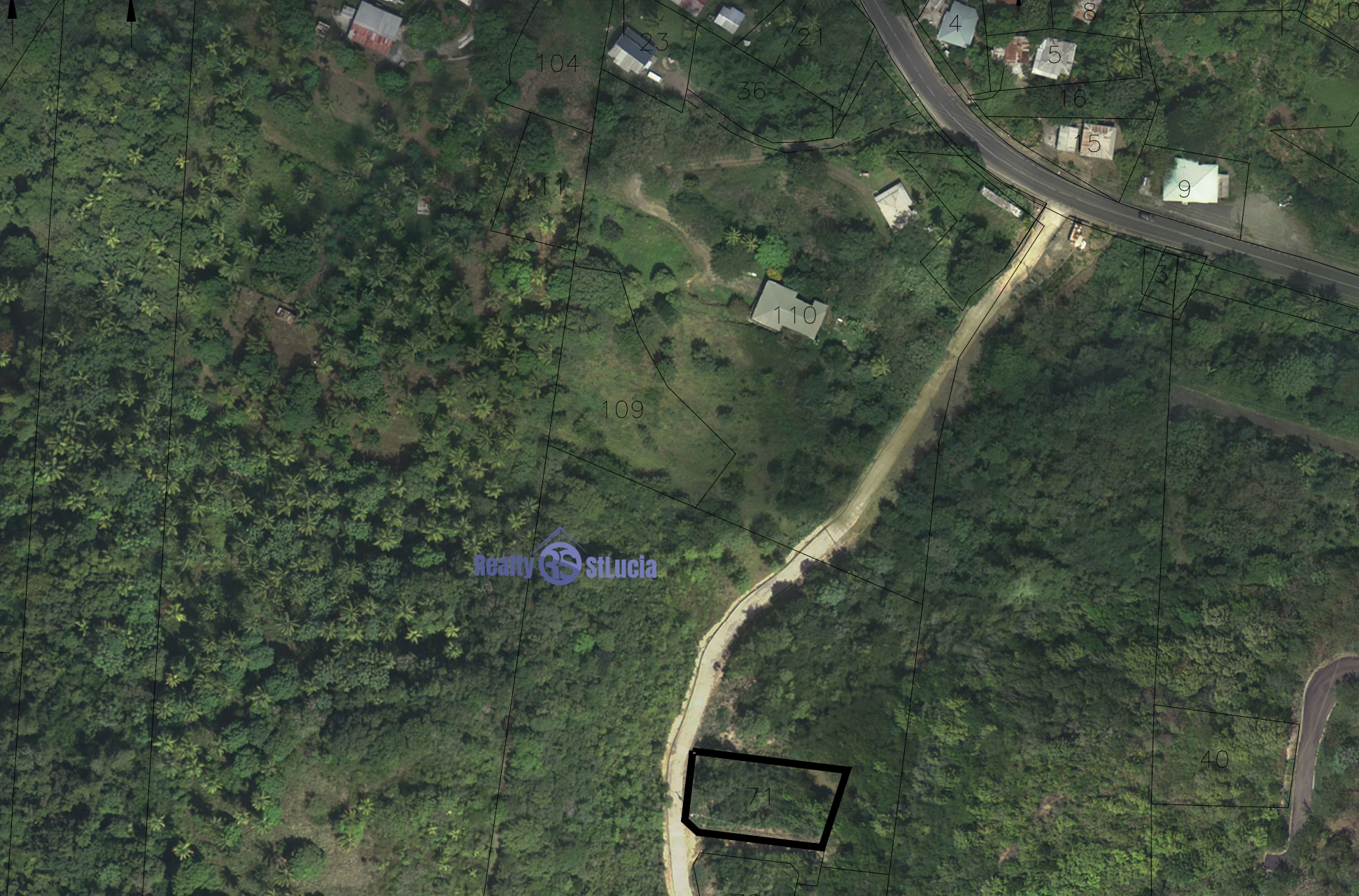 Lot For Sale At LaCaye, Dennery St Lucia
