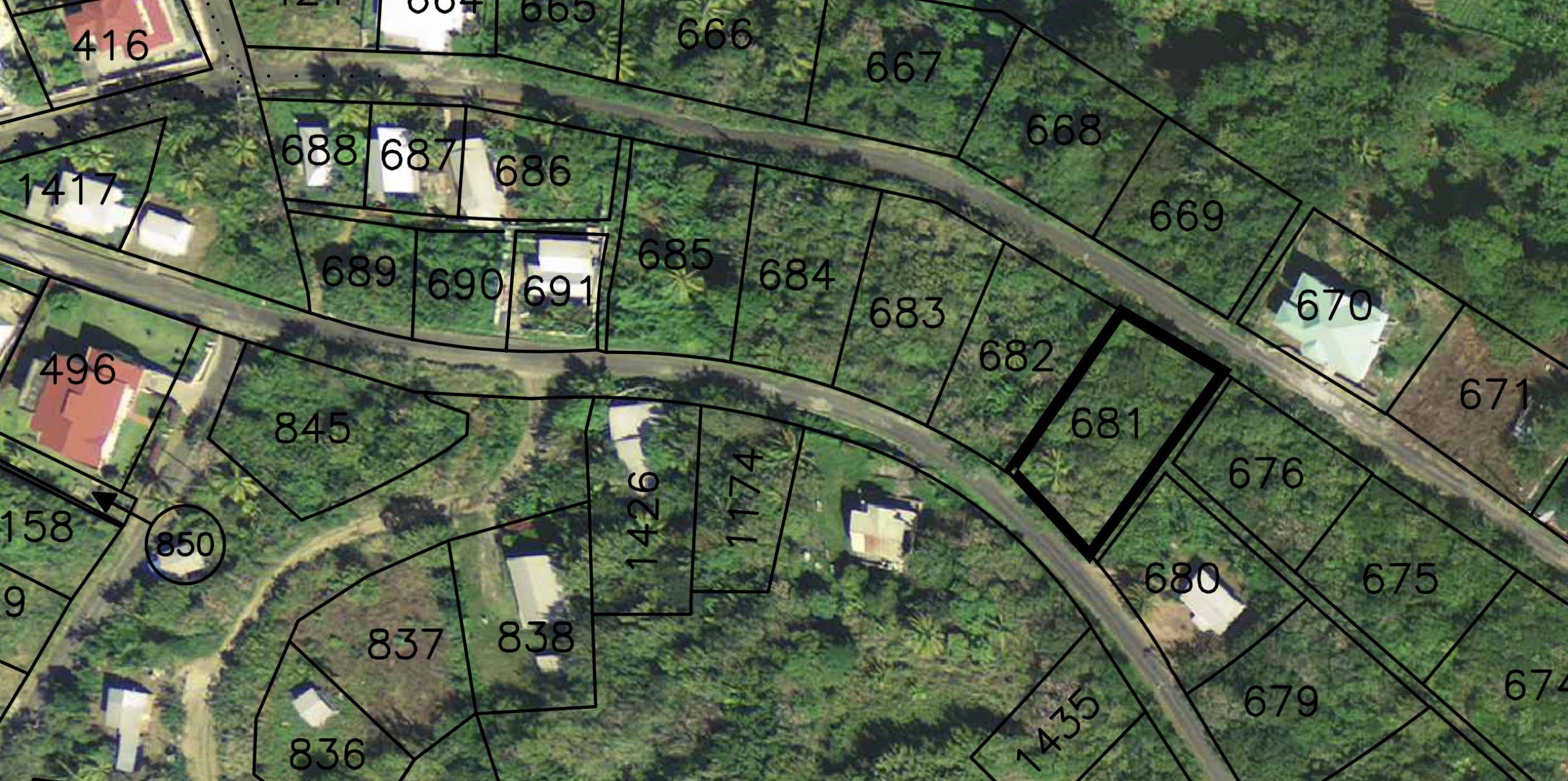 lot for sale at cedar heights vieux fort st lucia real estate