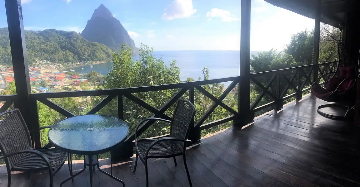 st lucia real estate soufriere hotel for sale fig tree from room