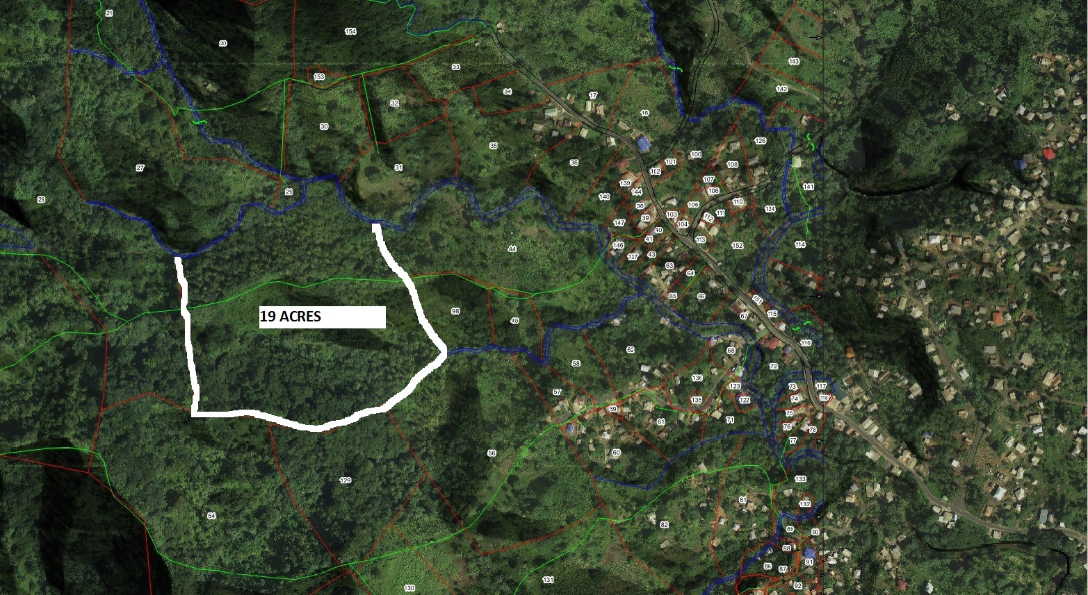 17 Acres Agricultural Land For Sale in Dennery