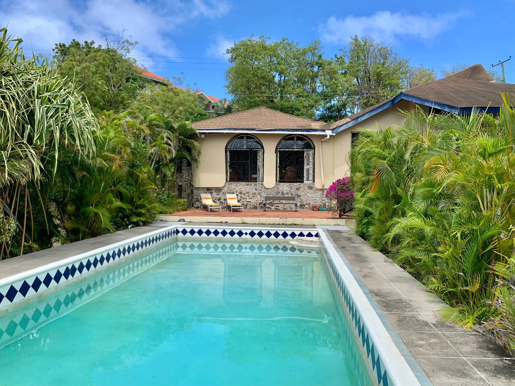 St Lucia Real Estate Golf Ridge Cap Estate pool view