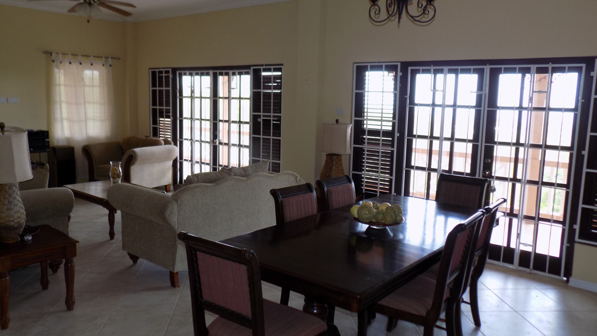 st lucia real estate belle vue villa for sale table