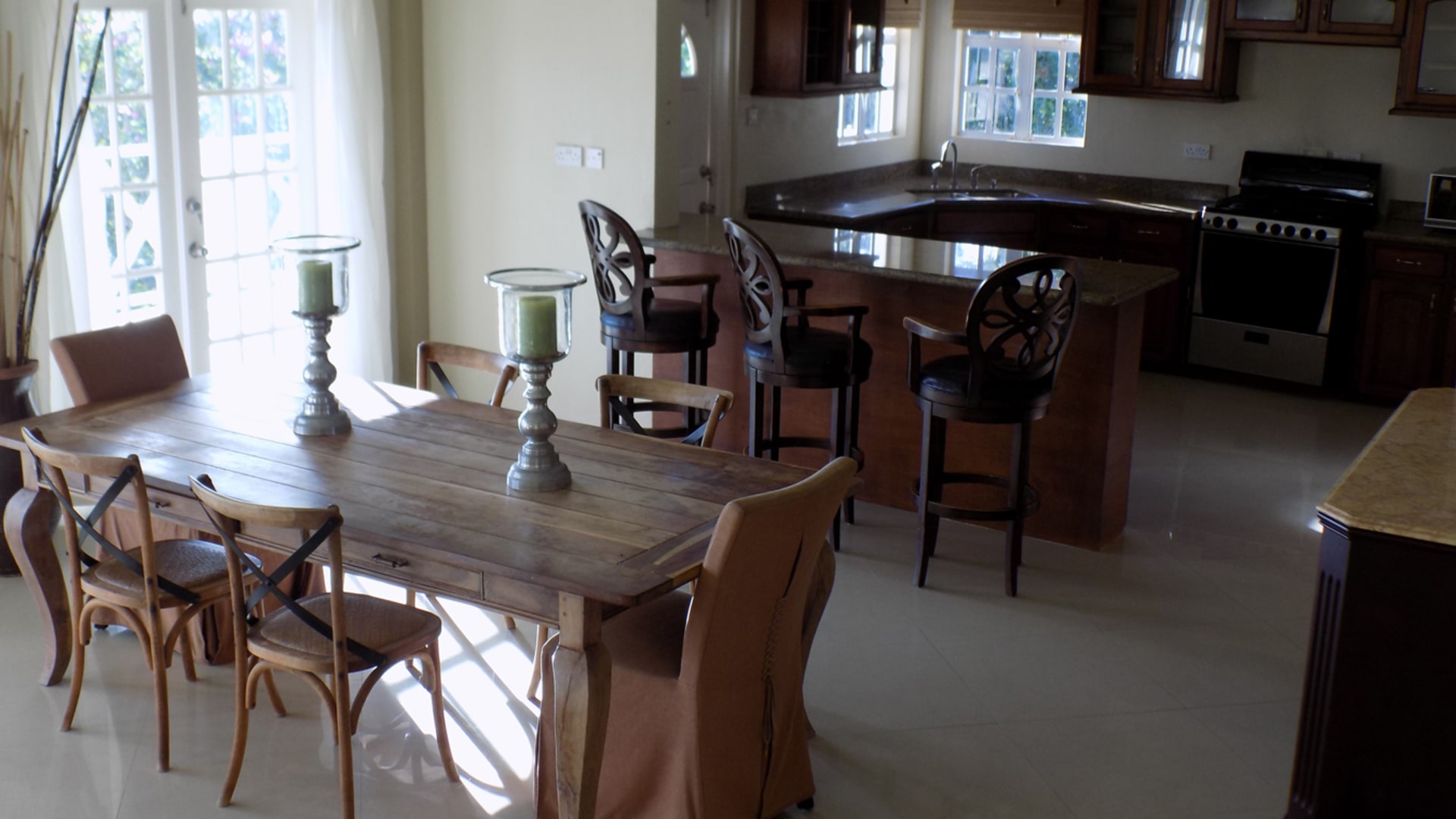 st lucia real estate choc ridge villa for sale kitchen