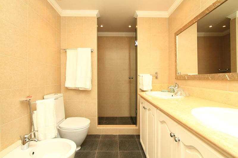 water front villa for sale st lucia bathroom
