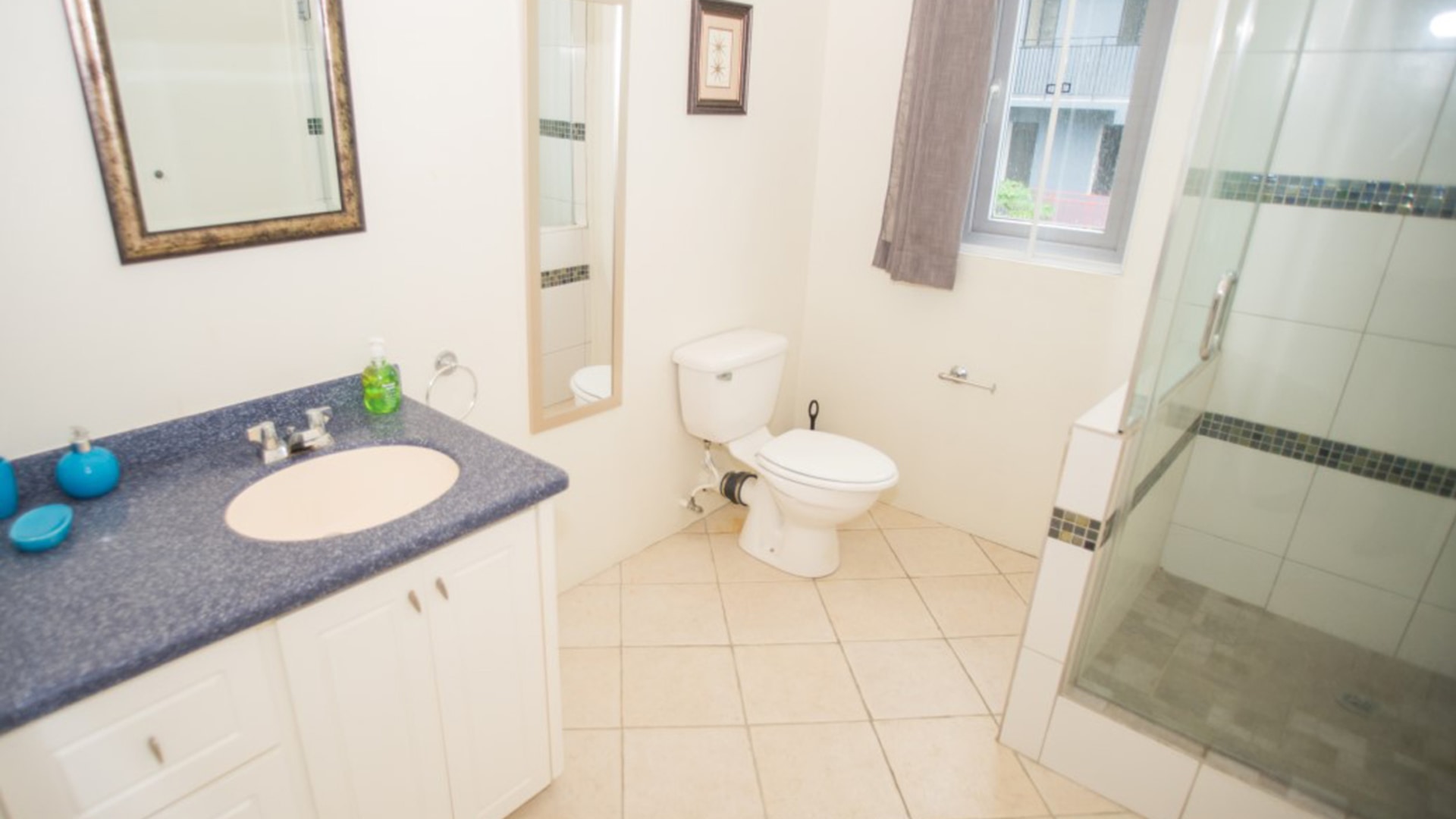 st lucia real estate modern villa at Marisule for sale toliet