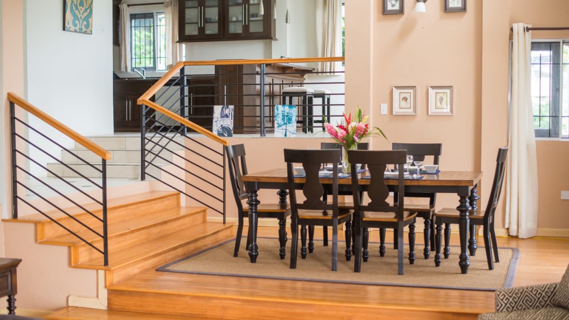 st lucia real estate modern villa at Marisule for sale sitting