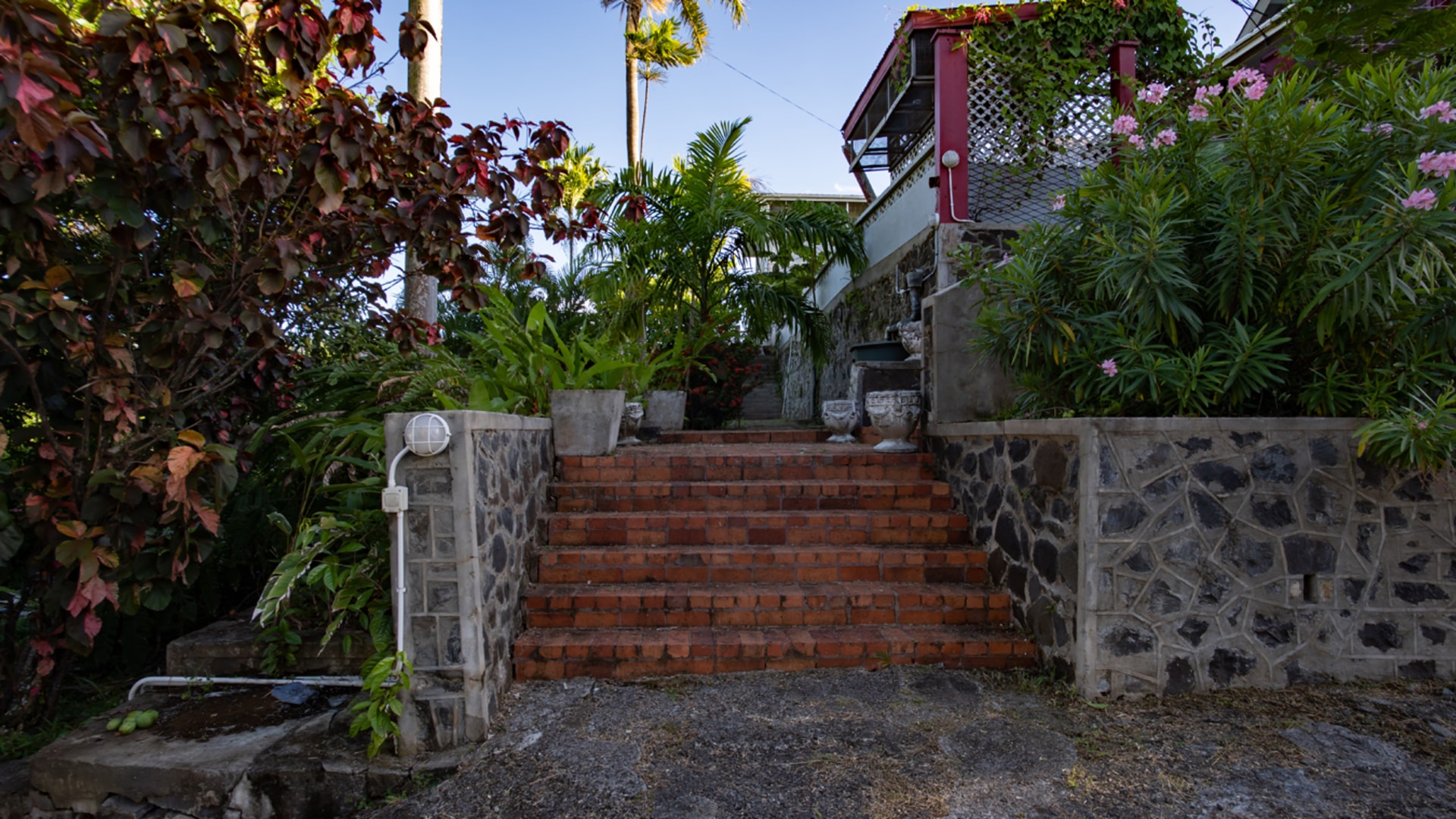 the calvary house for sale in castries st lucia ral estate entrance