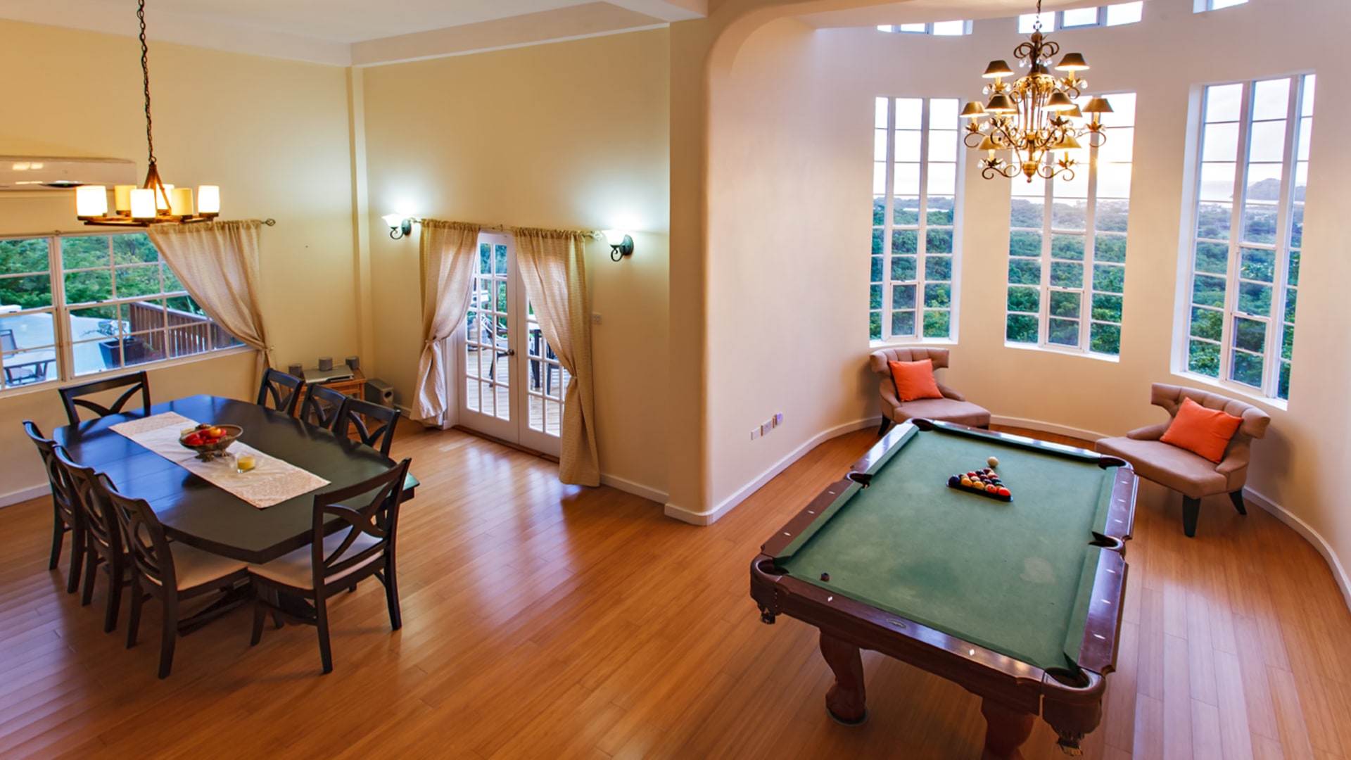 st lucia real estate VILLA CHLOESA for sale pool room