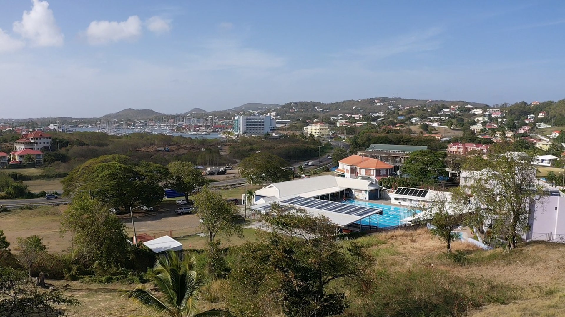 Rodney Bay, St lucia real estate view
