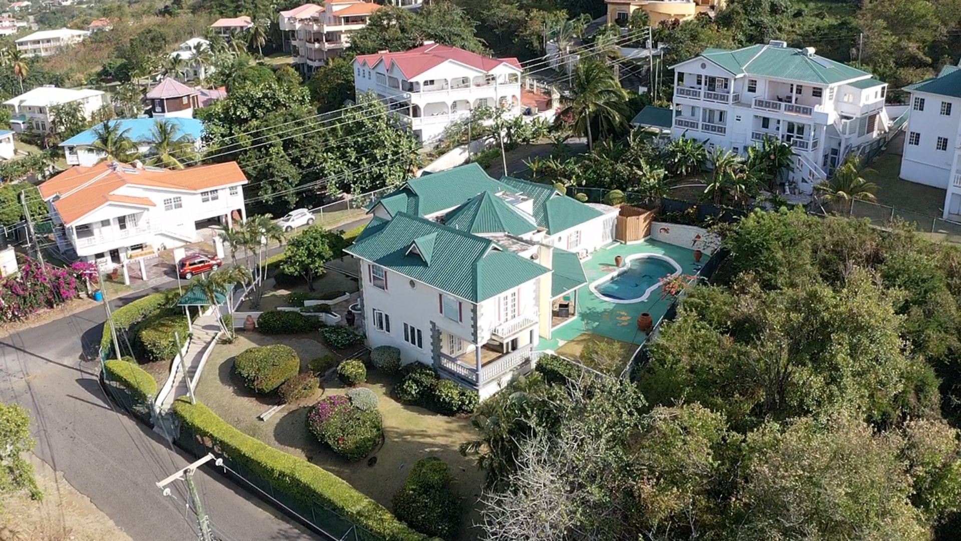 Rodney Bay, St lucia real estate villa pool