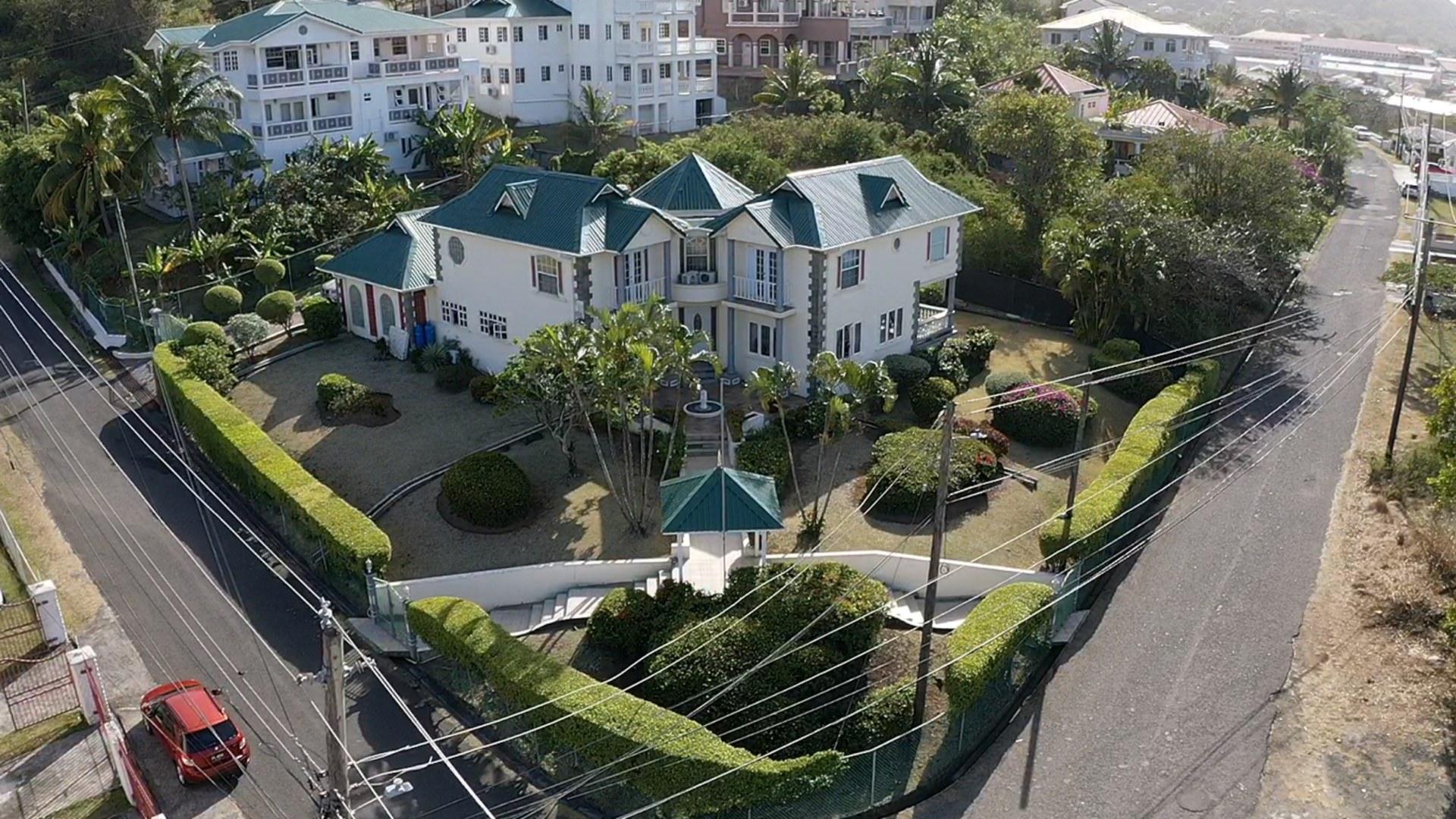Rodney Bay, St lucia real estate villa corner
