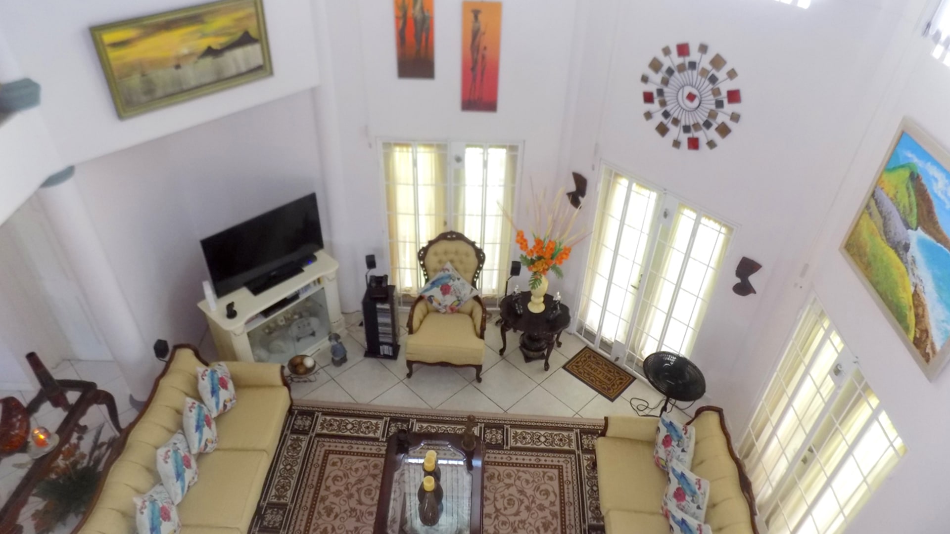 Villa Divina for sale in Rodney Bay real estate living aerial
