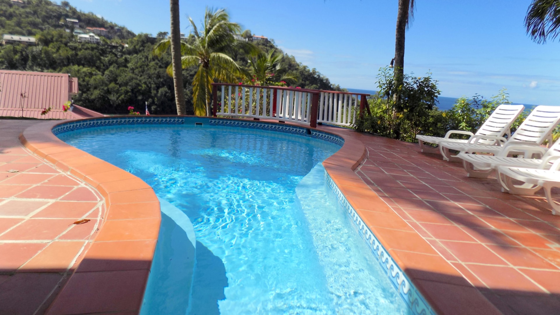 homes for sale in st lucia marigot bay big pool