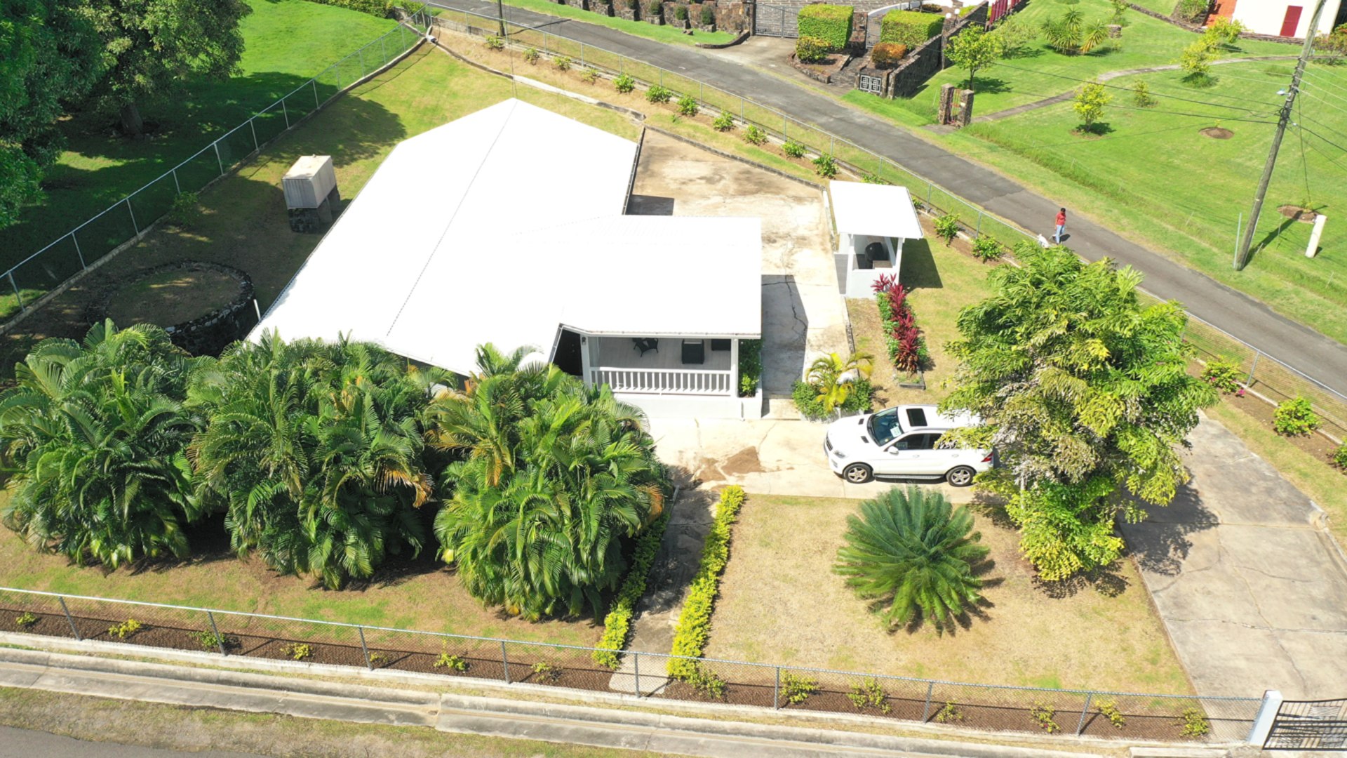 st lucia real estate lane villa aerial