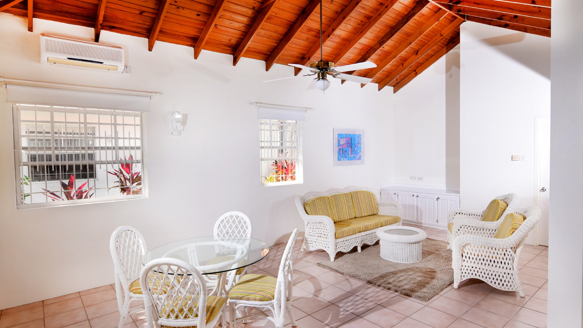 st lucia ral estate the palm villa sitting
