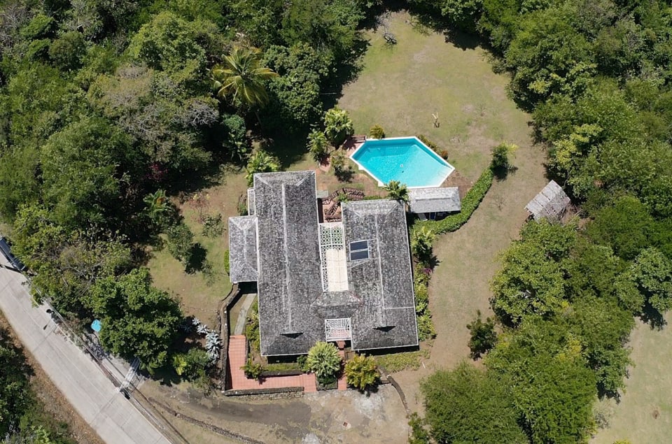 st lucia real estate House For Sale At Saddleback aerial