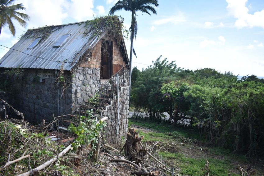 House for sale in St lucia Carellie Real Estate roof