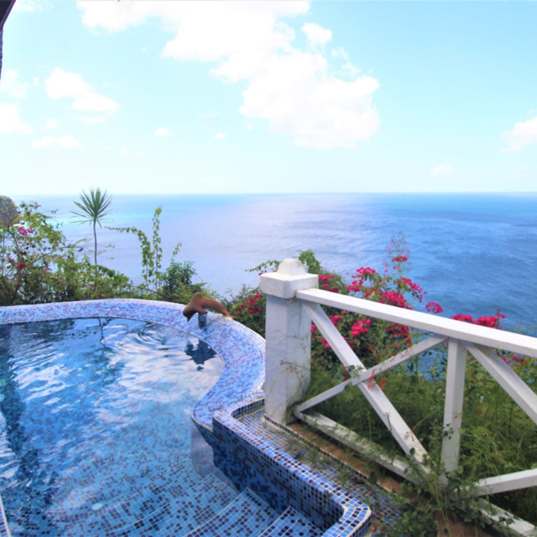 St Lucia Real Estate The Cliff House Overlooking Marigot Bay