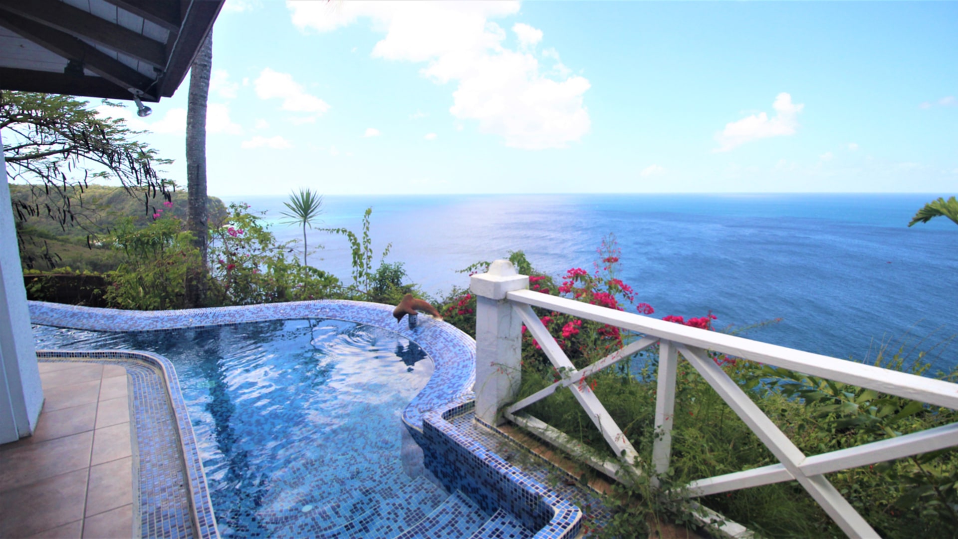 St Lucia Real Estate The Cliff House Overlooking Marigot Bay