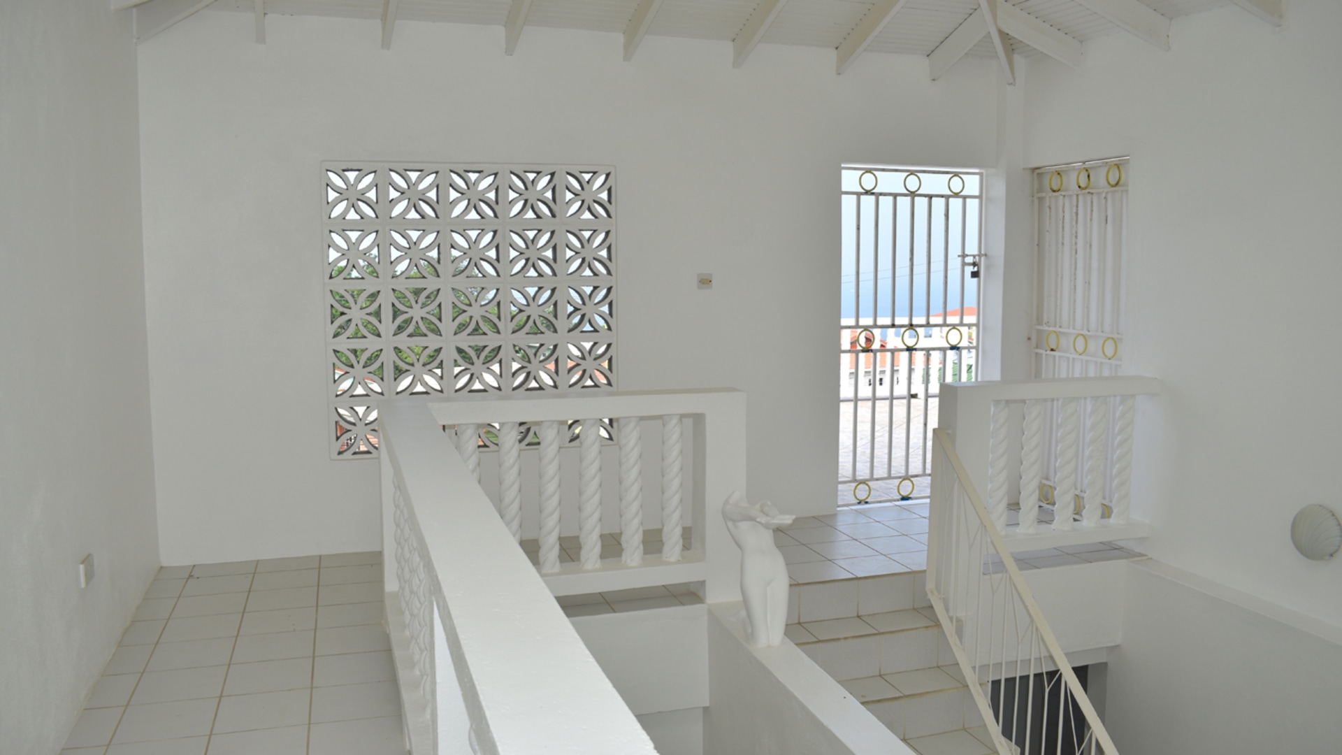 House for sale in St lucia Carellie Real Estate staircase