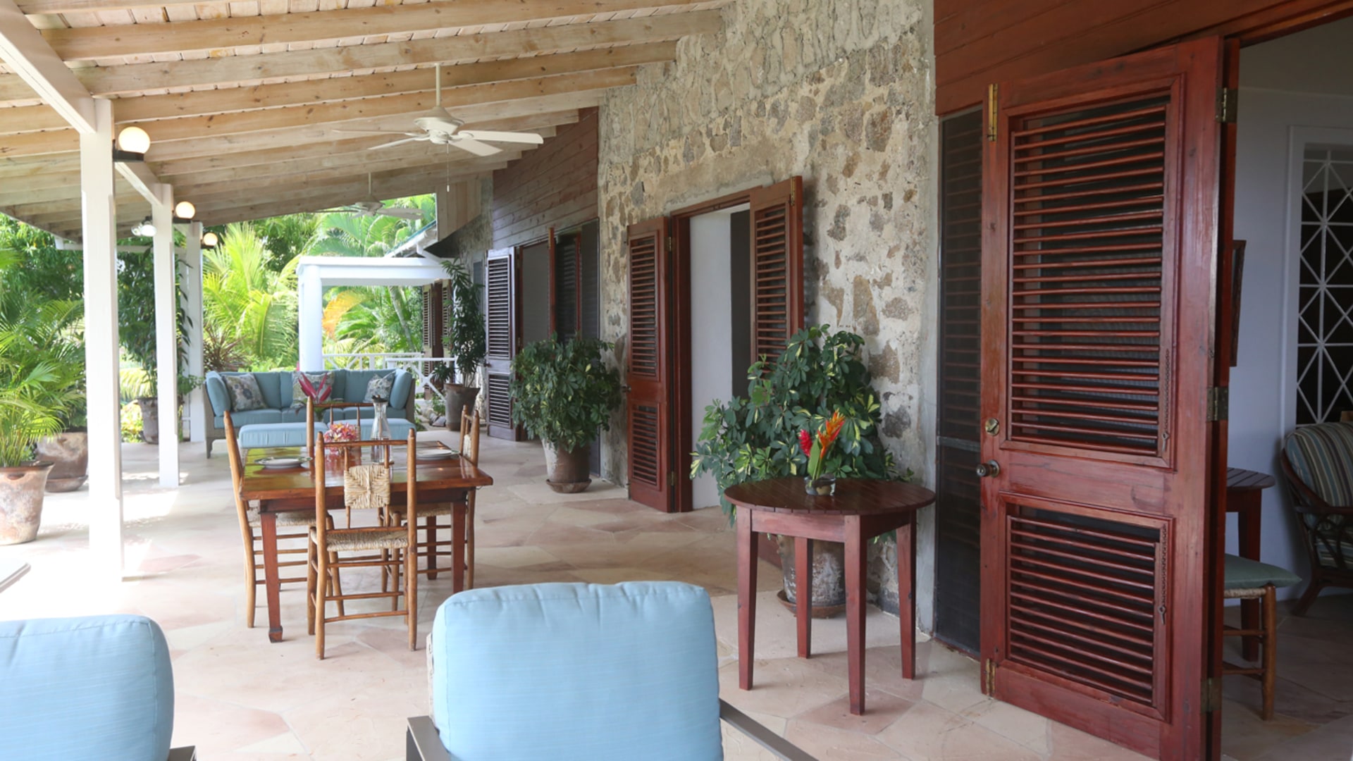 st lucia real estate stone patio