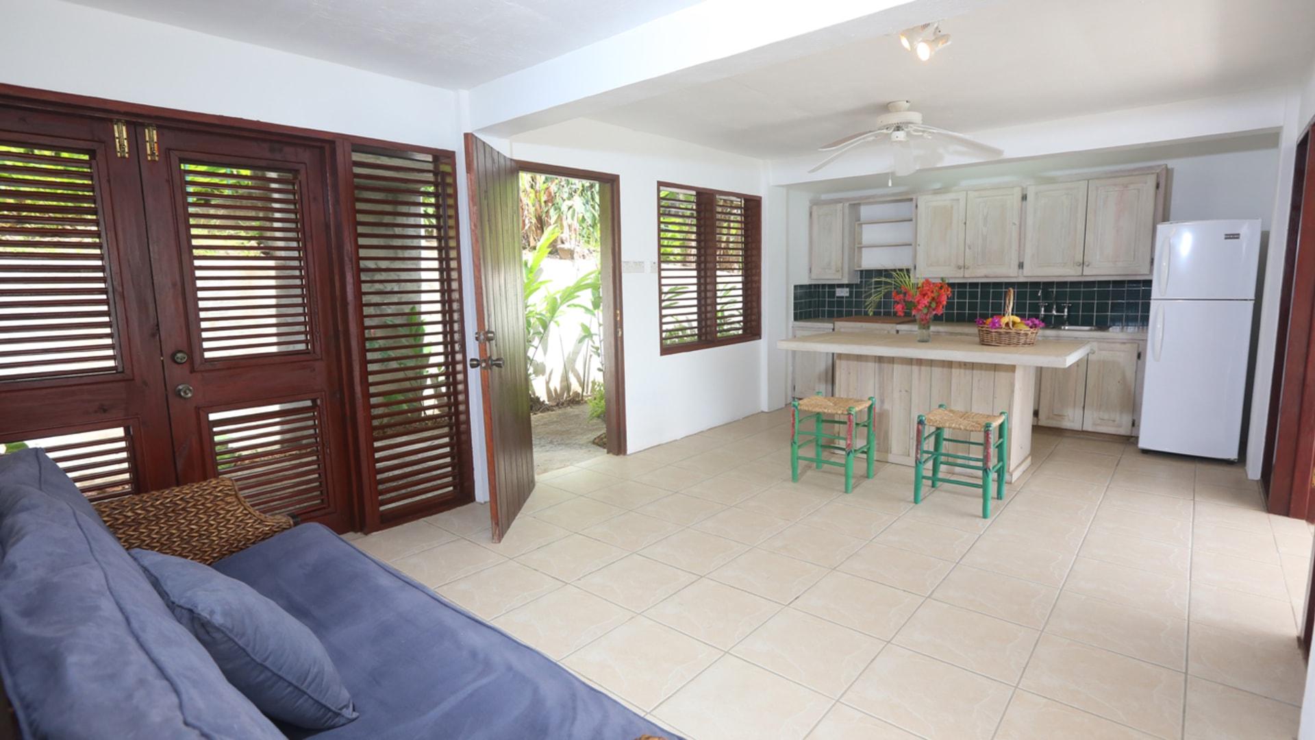 st lucia real estate large sitting room fridge