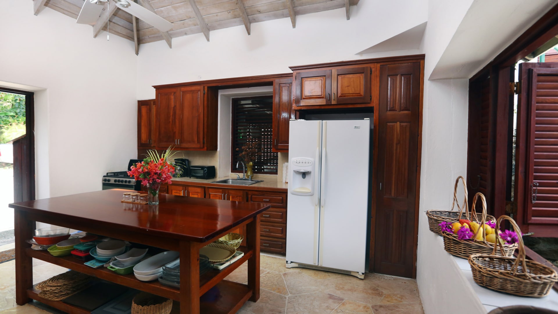 st lucia real estate white fridge