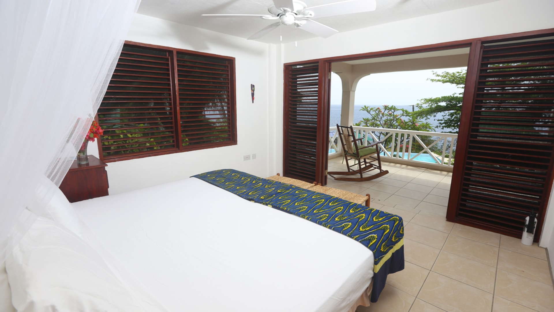 st lucia real estate seaview from bedroom
