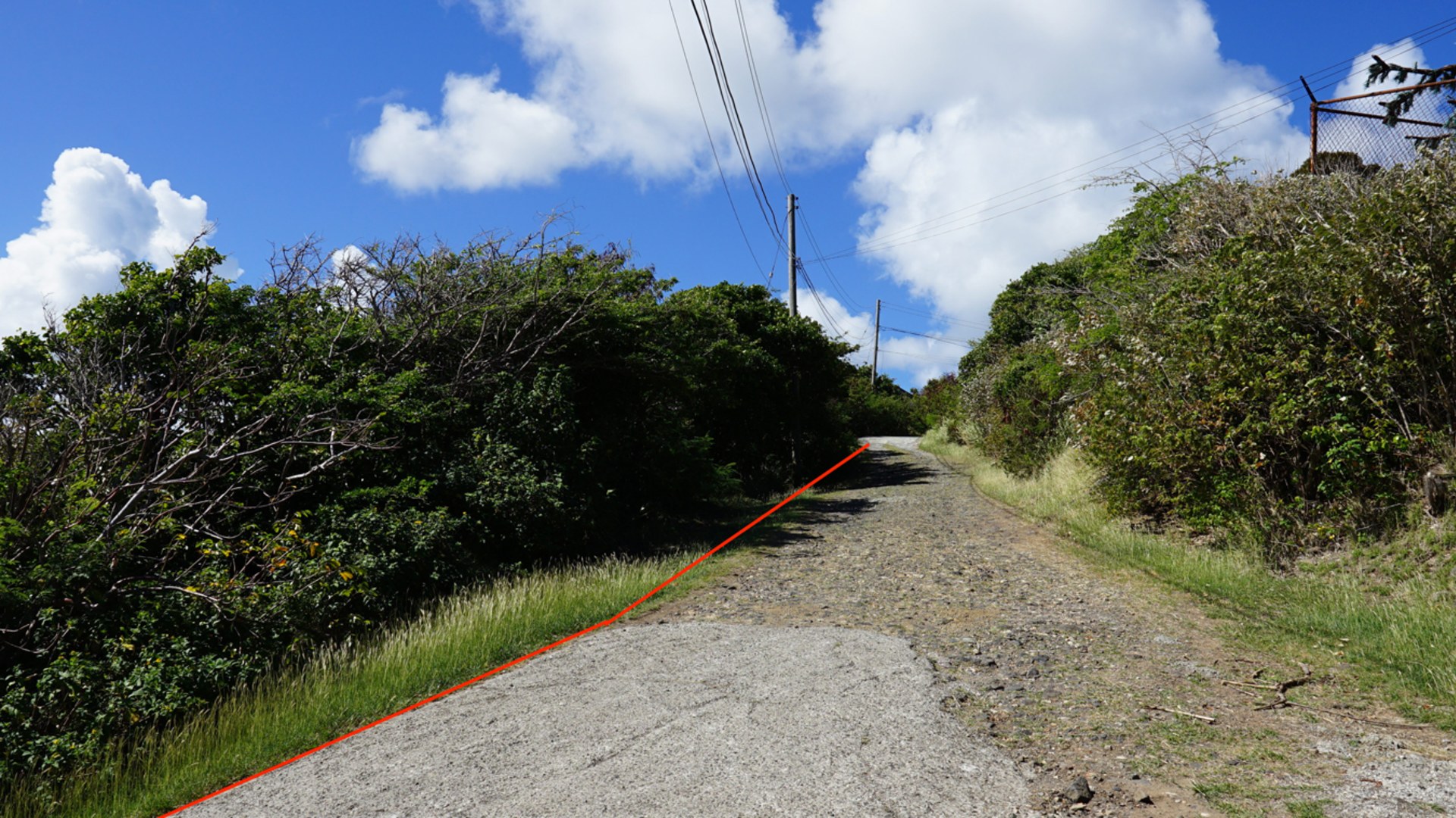 st lucia real estate anse galet dirt road