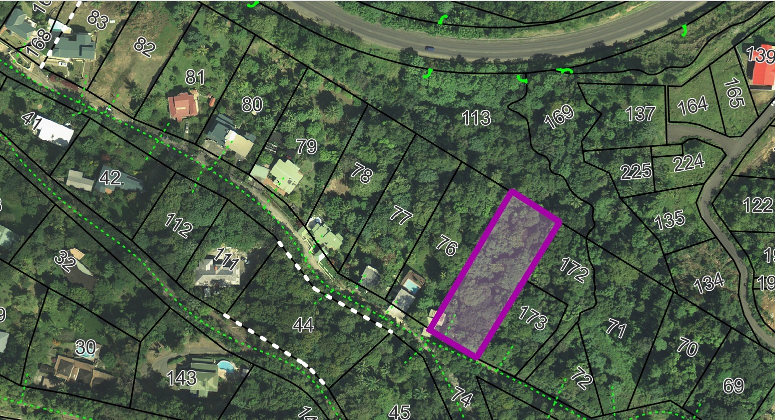 land for sale at Coubaril Castries