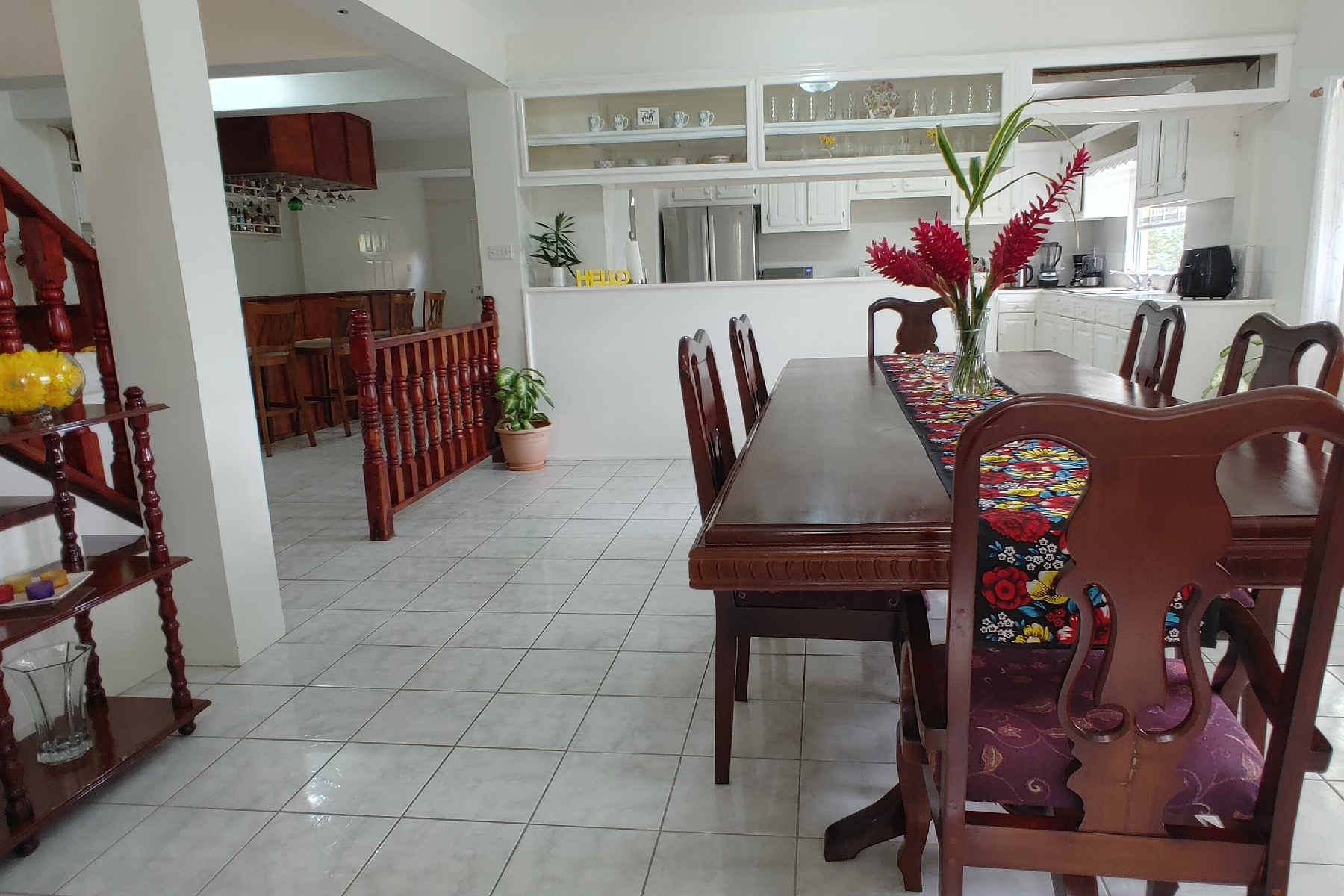 st lucia real estate 3 Bed Caribbean Home For Sale table