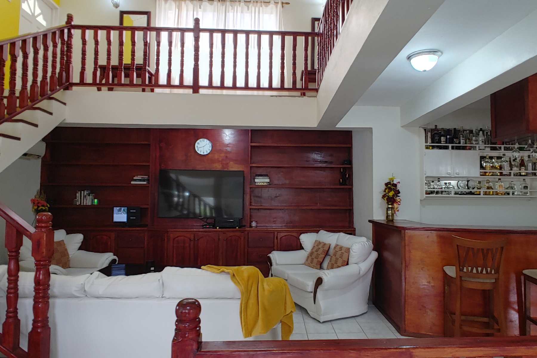 st lucia real estate 3 Bed Caribbean Home For Sale chairs living area