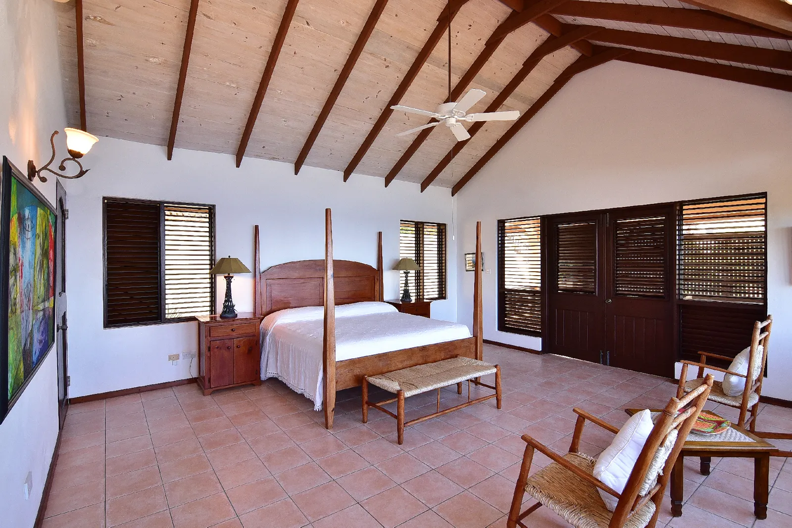 st lucia real estate Cliff Side Family Home for sale bedroom