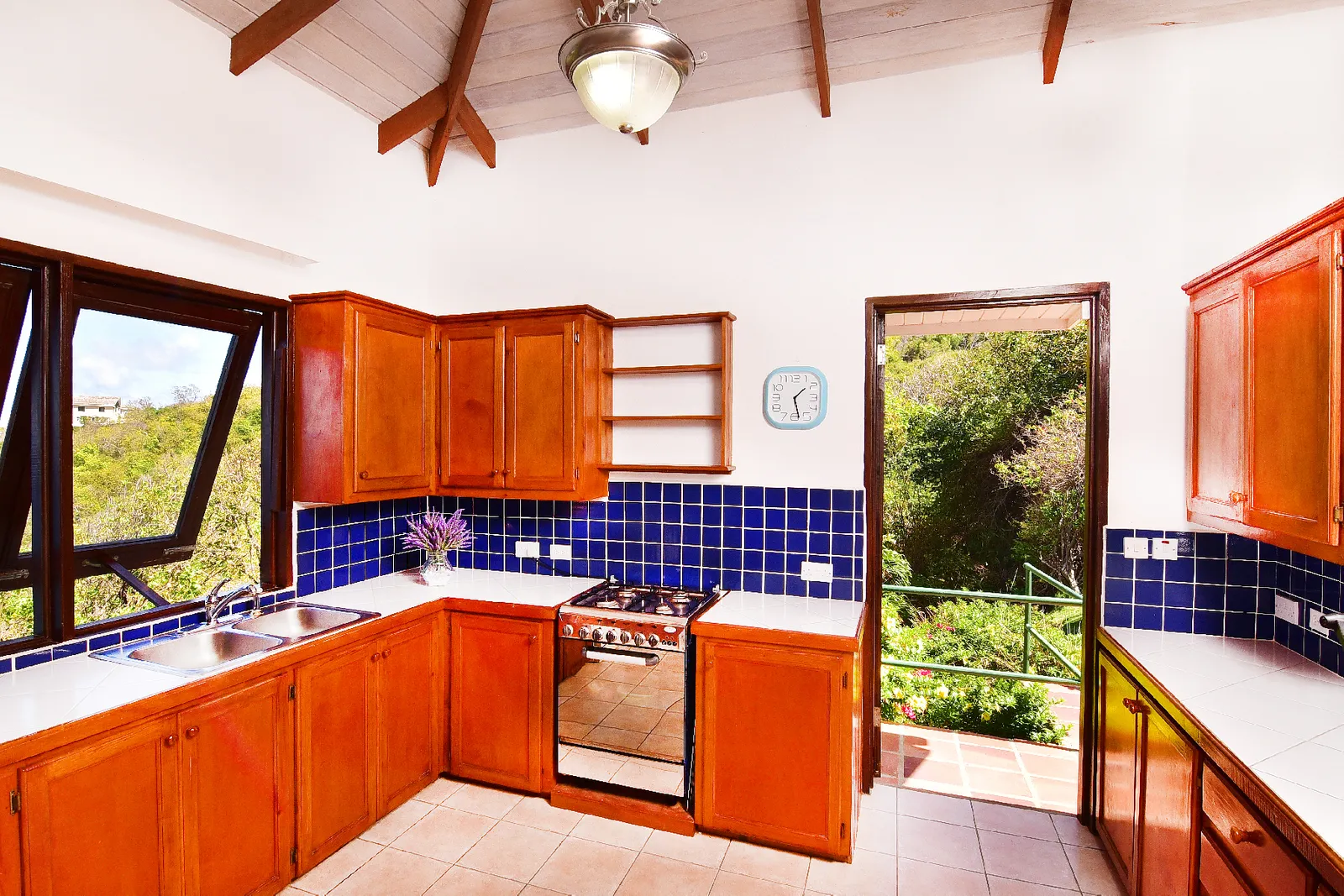 st lucia real estate Cliff Side Family Home for sale door