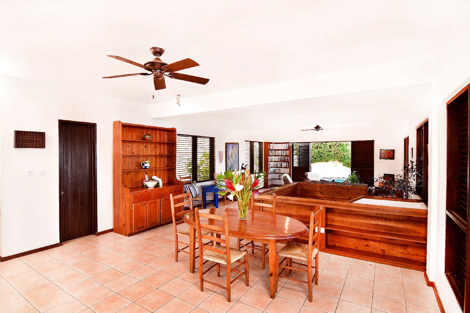 st lucia real estate Cliff Side Family Home for sale flower