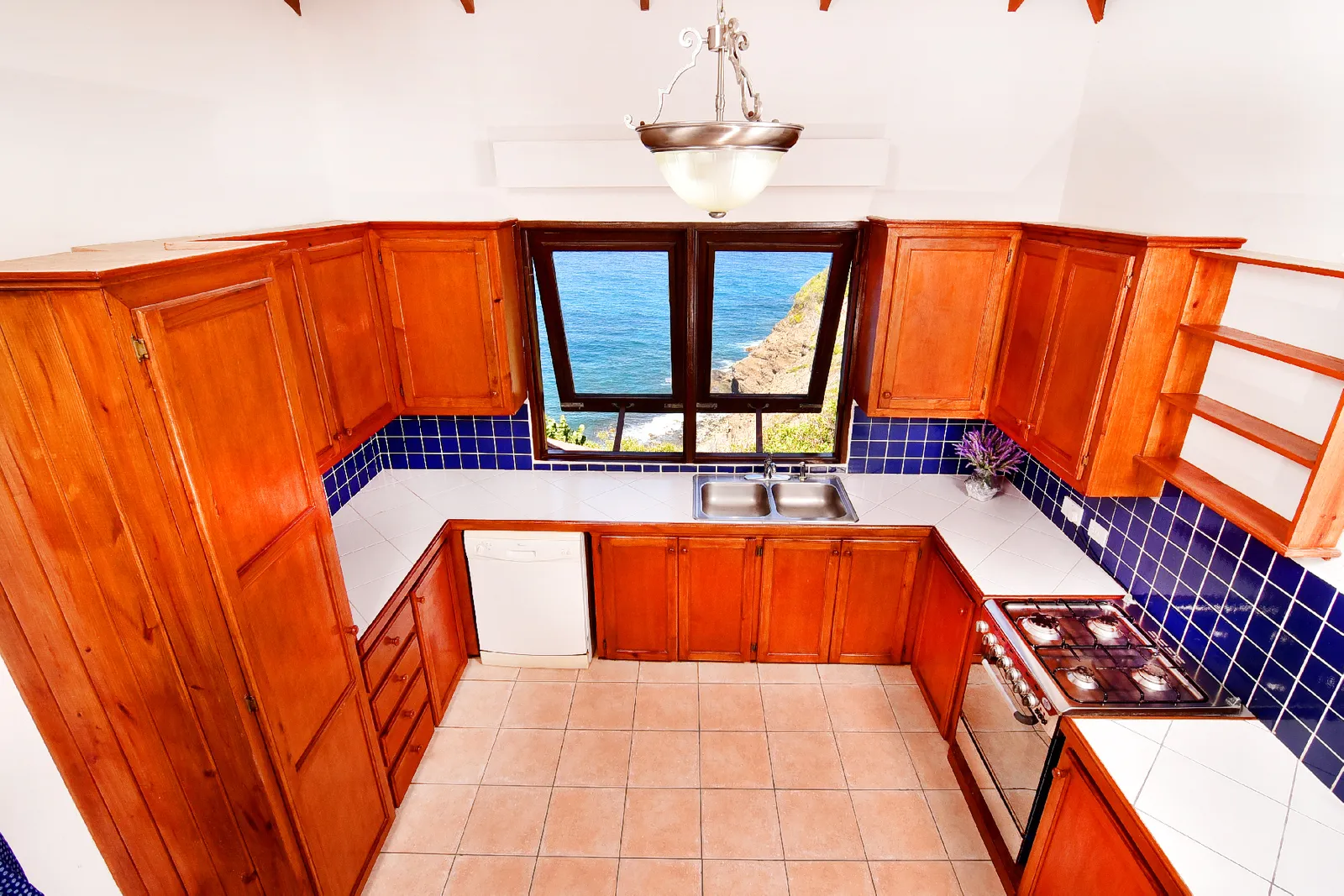 st lucia real estate Cliff Side Family Home for sale kitchen