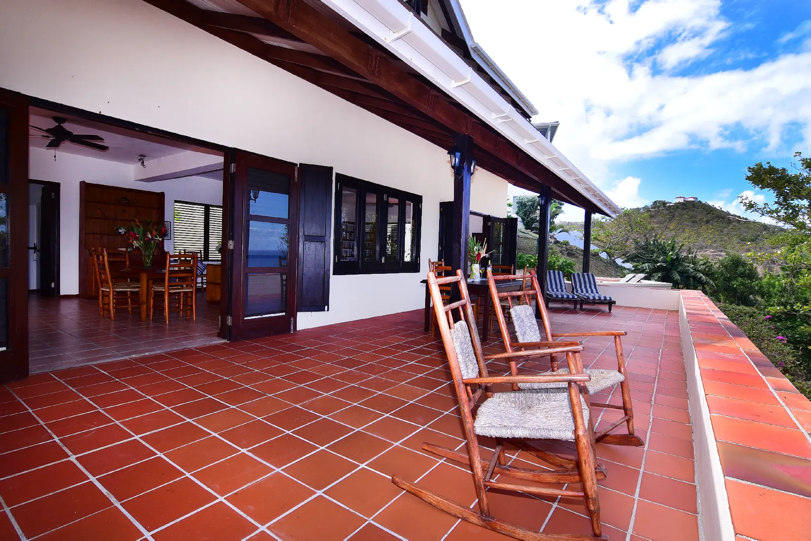 st lucia real estate Cliff Side Family Home for sale tile