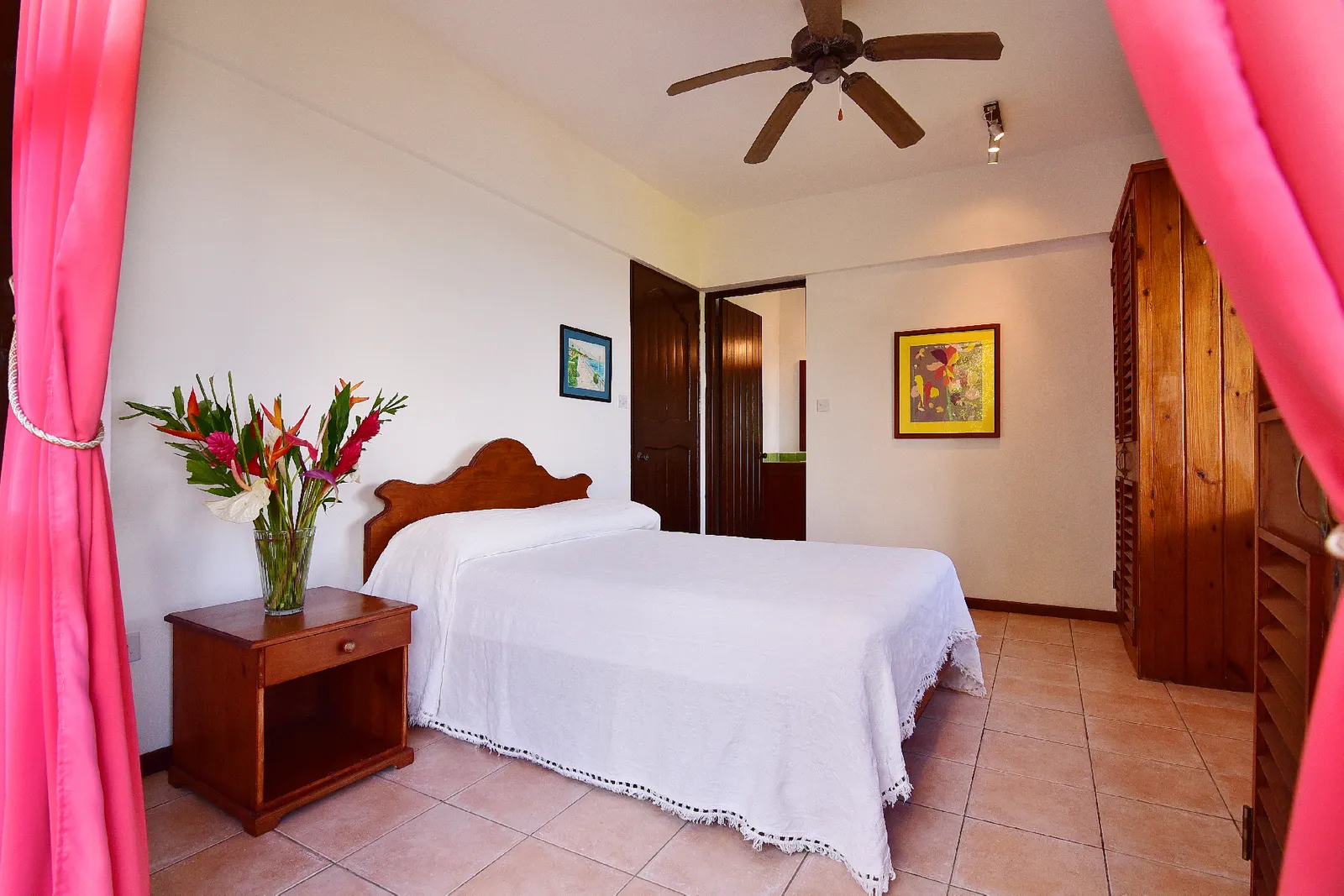 st lucia real estate Cliff Side Family Home for sale bedroom1