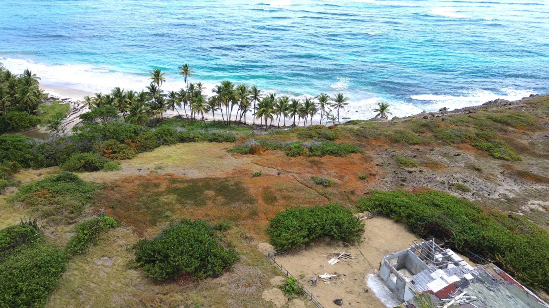 28 Acre St Lucia Beach Front Land For Sale perfect for villa