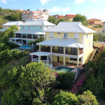 st lucia real estate, 3 storey hillside home for sale cap estate