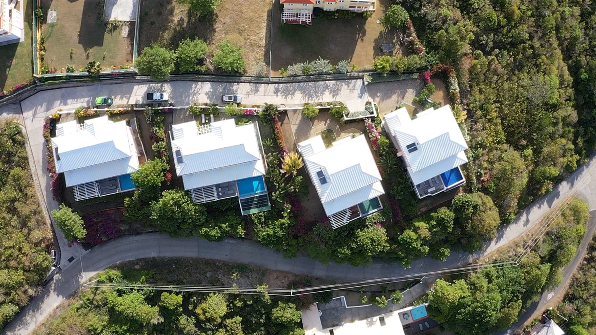 st lucia real estate 3 storey hillside home for sale