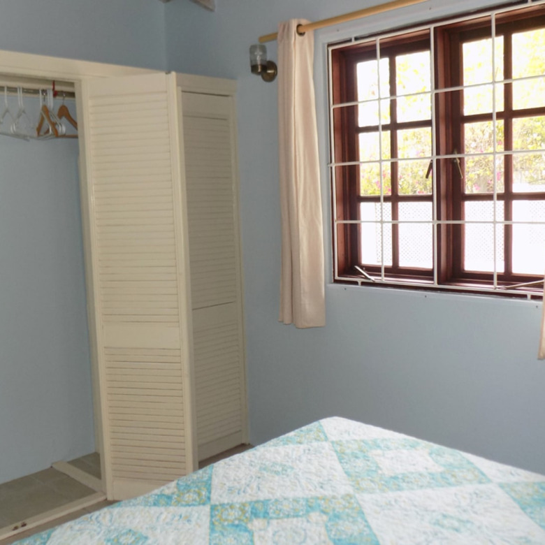 st lucia real estate 2 bedroom Cozzy Cottage For Rent at Cap Estate, St. Lucia window