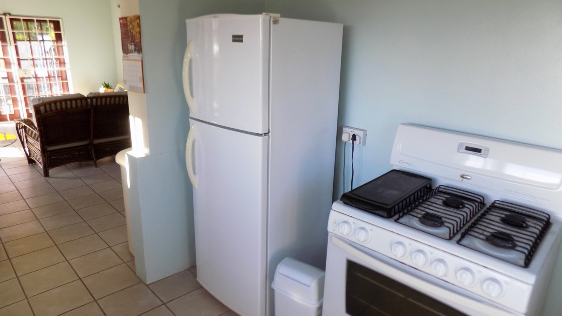 st lucia real estate 2 bedroom Cozzy Cottage For Rent at Cap Estate, St. Luciafridge