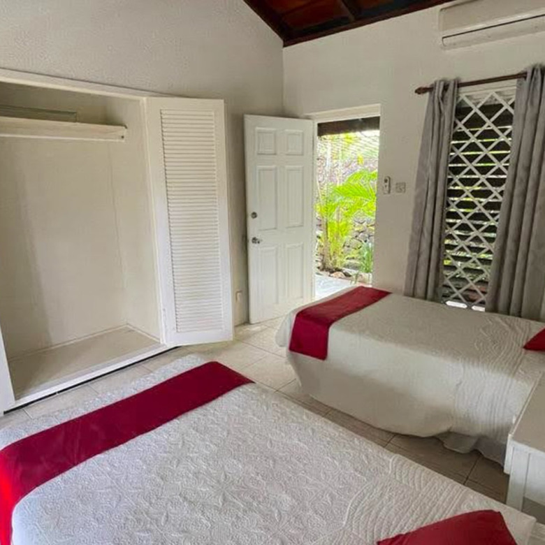st lucia real estate 3 bedroom Bungalow For Rent at Cap Estate double bed