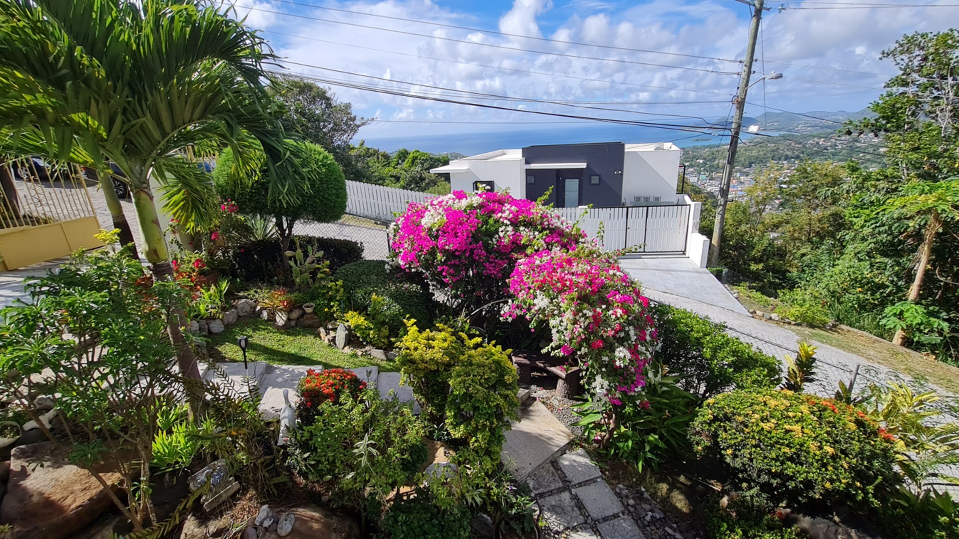 st lucia real estate Private Villa For Rent At Morne Fortune for rent castries view